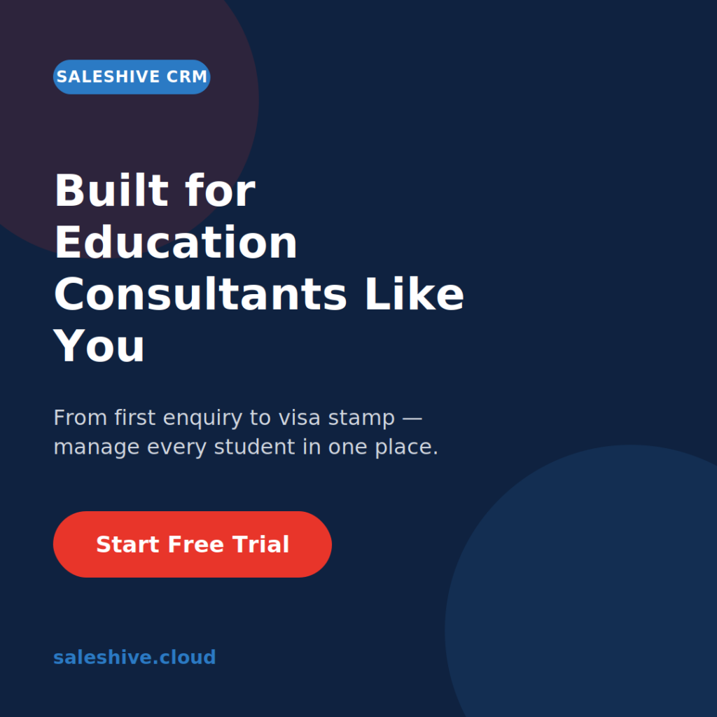 CRM Built for Study Abroad Education Consultants